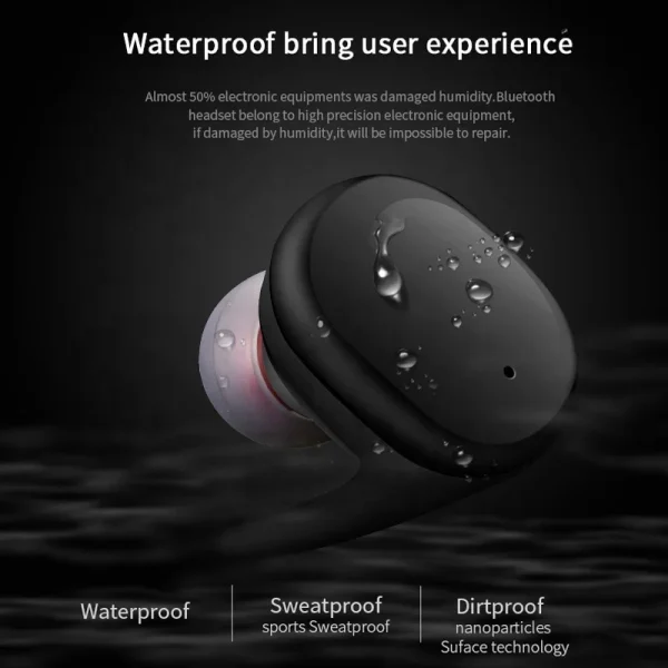 True wireless tws4 y30 new anc tws headphones earphone gaming watch earbuds best air pro ear buds f9 noise cancelling earbuds - Image 5