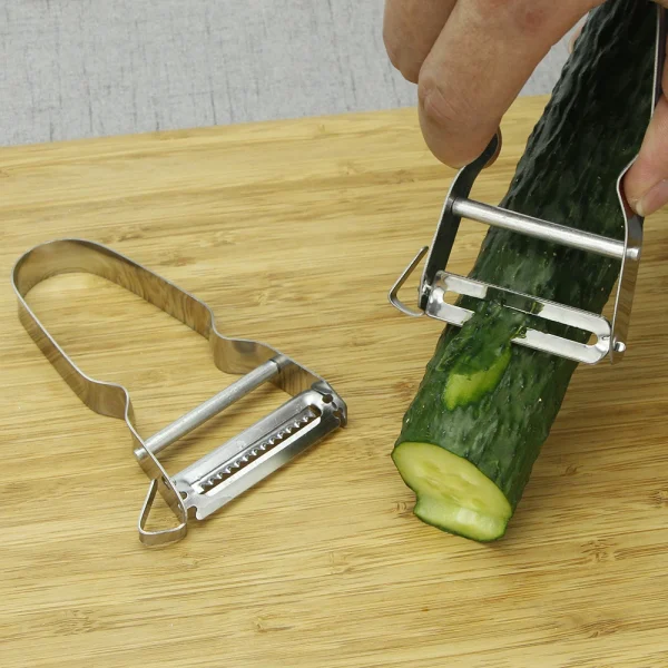 Durable stainless steel Kitchen Accessory  Vegetable tools Fruit Serrated Blade Peeler Grater potato cutter - Image 5